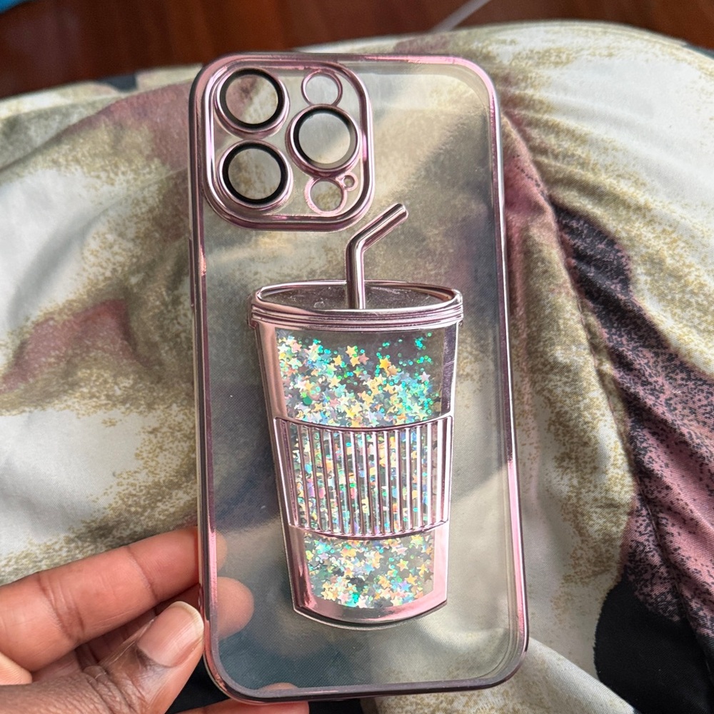 Pink Glitter Phone Case